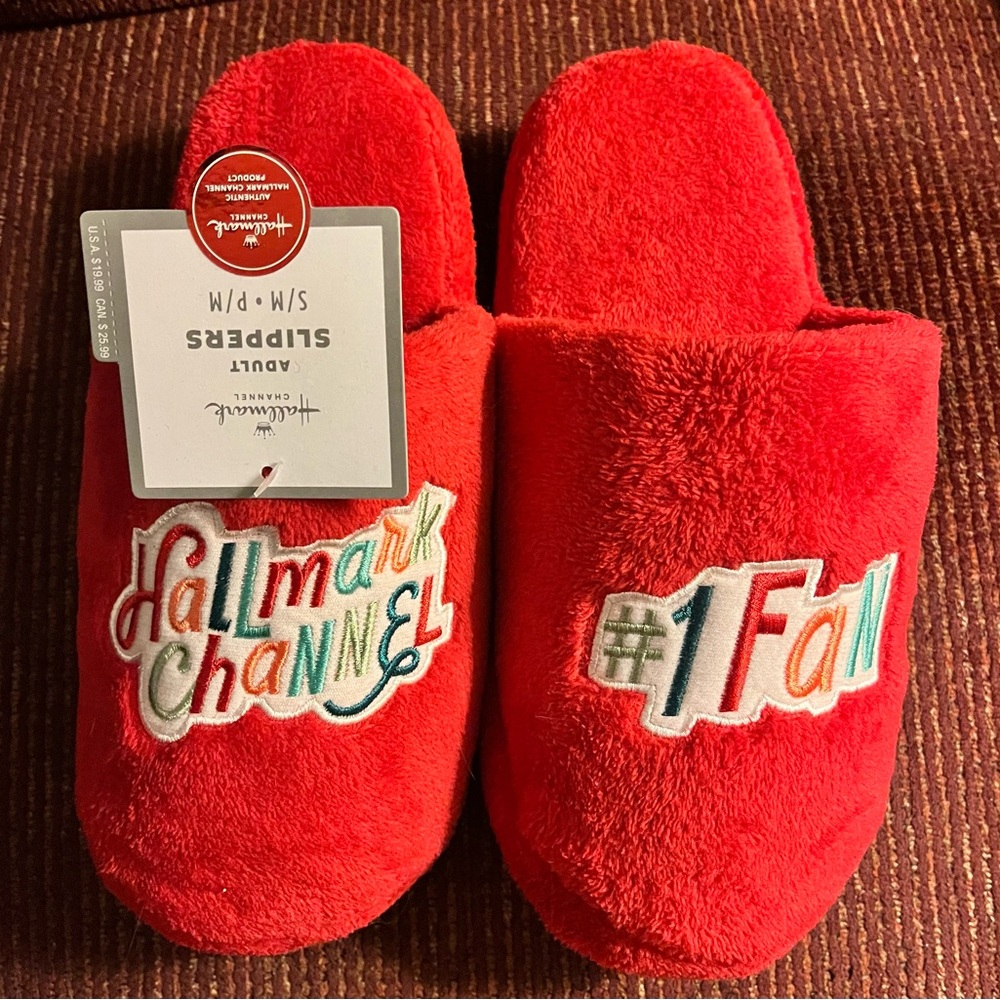Hallmark Channel Adult Slippers